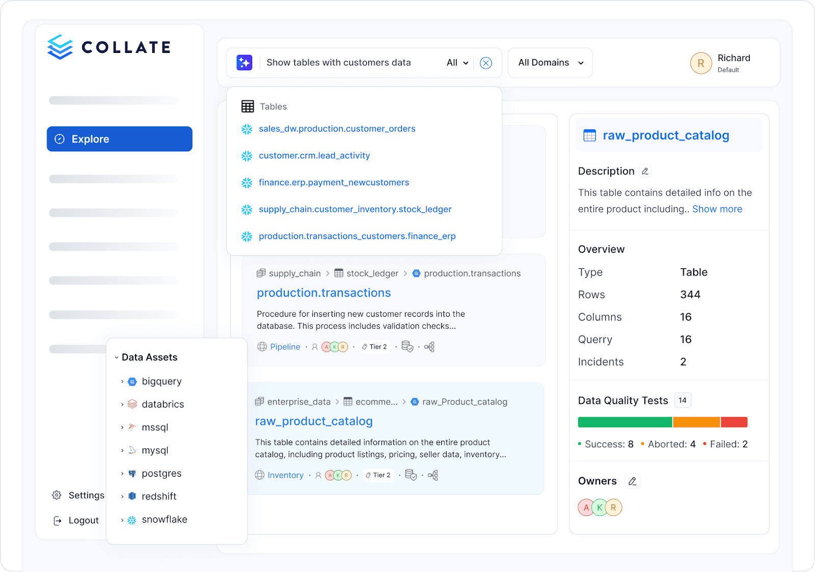 Collate Stats