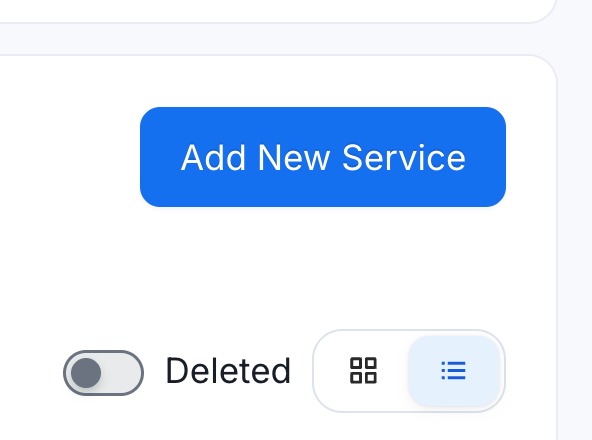 Add New Service in Collate